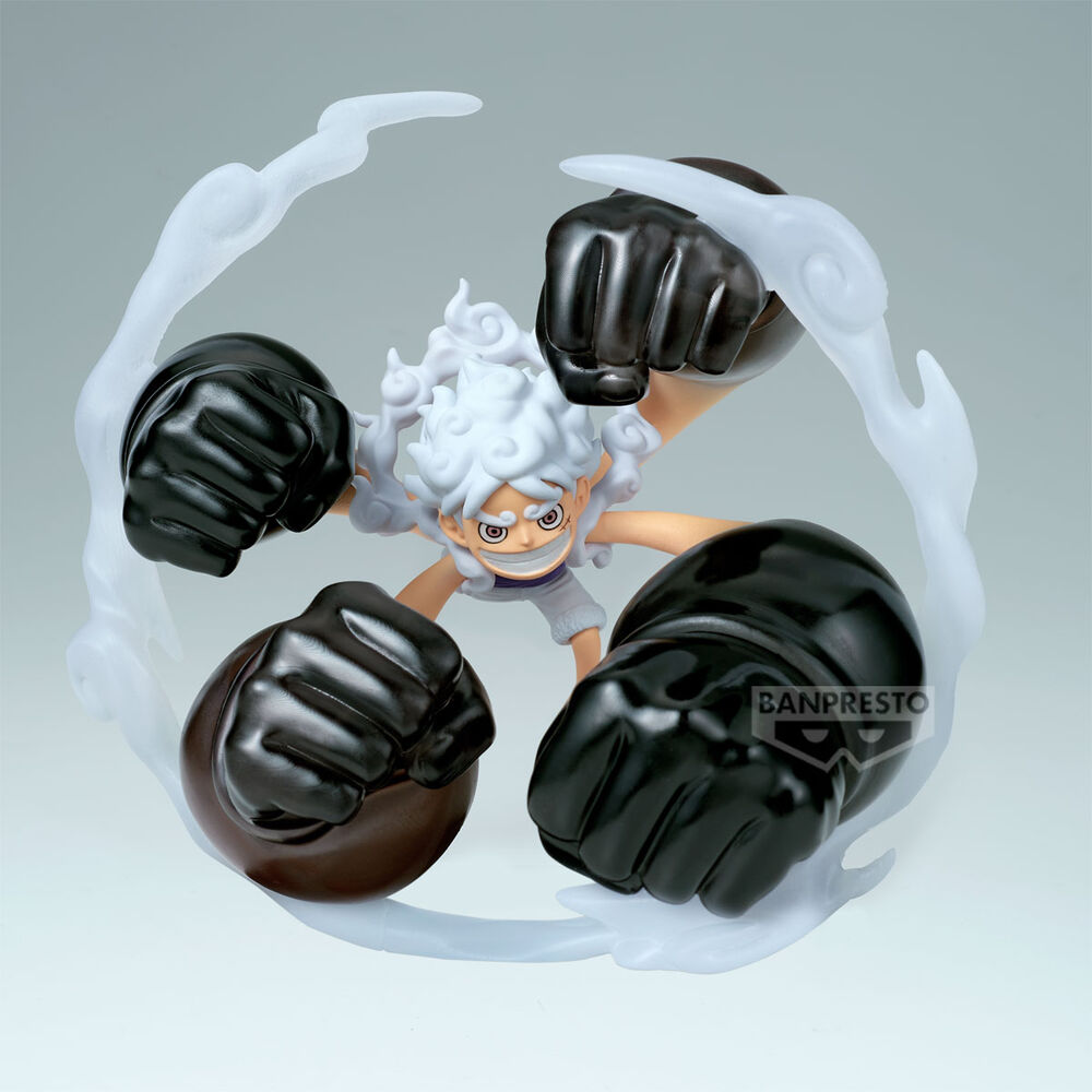 One Piece - Monkey D. Ruffy - Gear 5 Gum Gum Dawn Gatling - World Collectable Special Figur (Banpresto)