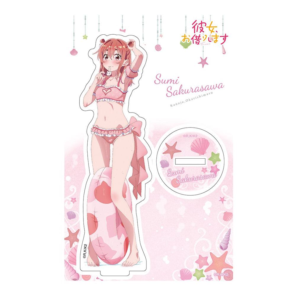 Rent-a-Girlfriend-Sumi Sakurasawa-Swimsuit and Girlfriend Acrylic displays (Kadokawa)