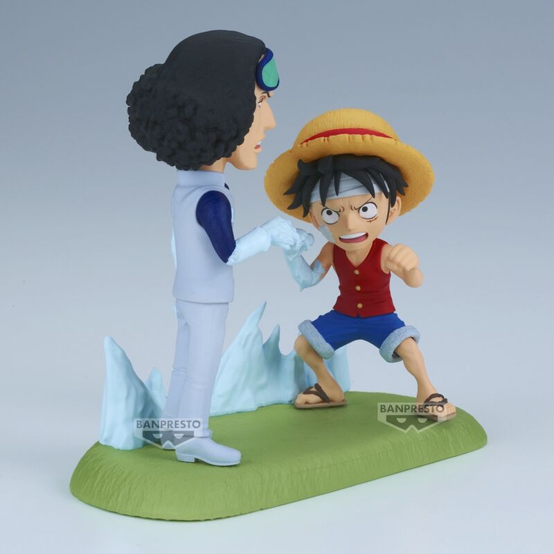 One Piece - Monkey D. Ruffy vs Kuzan (Aokiji) - WCF Log Stories Figur (Banpresto)
