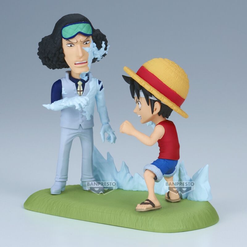 One Piece - Monkey D. Ruffy vs Kuzan (Aokiji) - WCF Log Stories Figur (Banpresto)