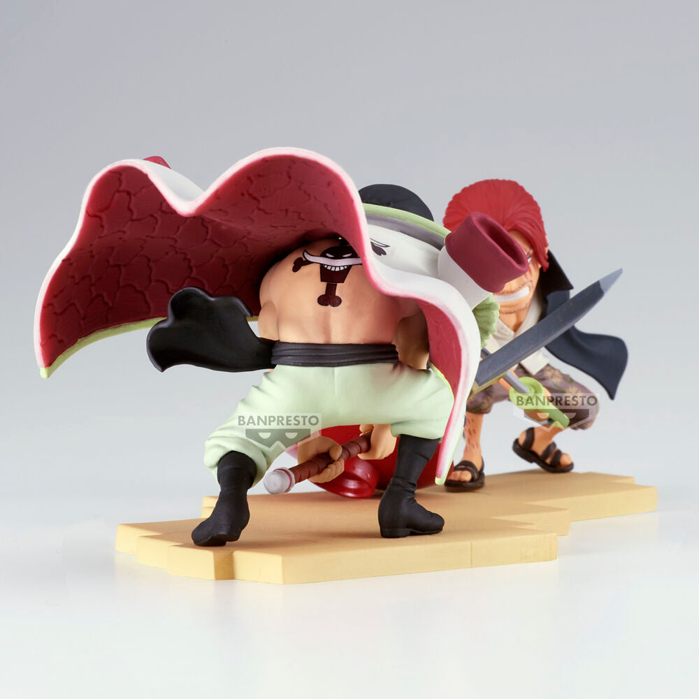 One Piece - Edward Newgate (Whitebeard) vs. Shanks - World Collectable Log Stories Figur (Banpresto)