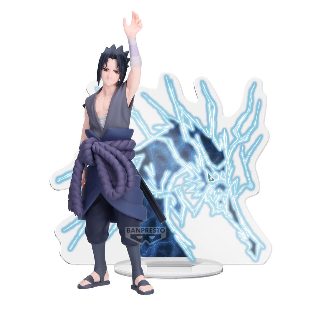 Naruto Shippuden - Sasuke Uchiha - Lightning from Heaven - Panel Spectacle Figur (Banpresto)
