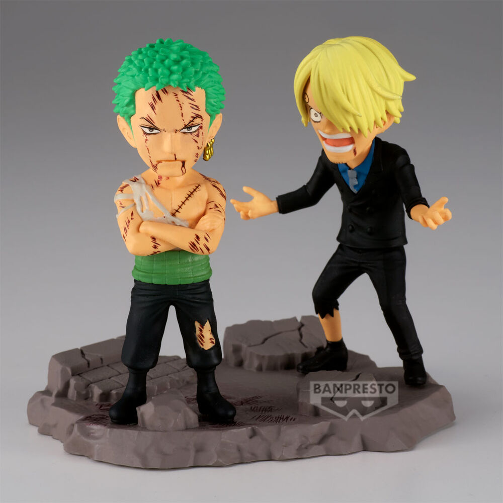 One Piece - Roronoa Zoro & Sanji - "...NOTHING...AT ALL!!!!" - WCF Log Stories Figur (Banpresto)