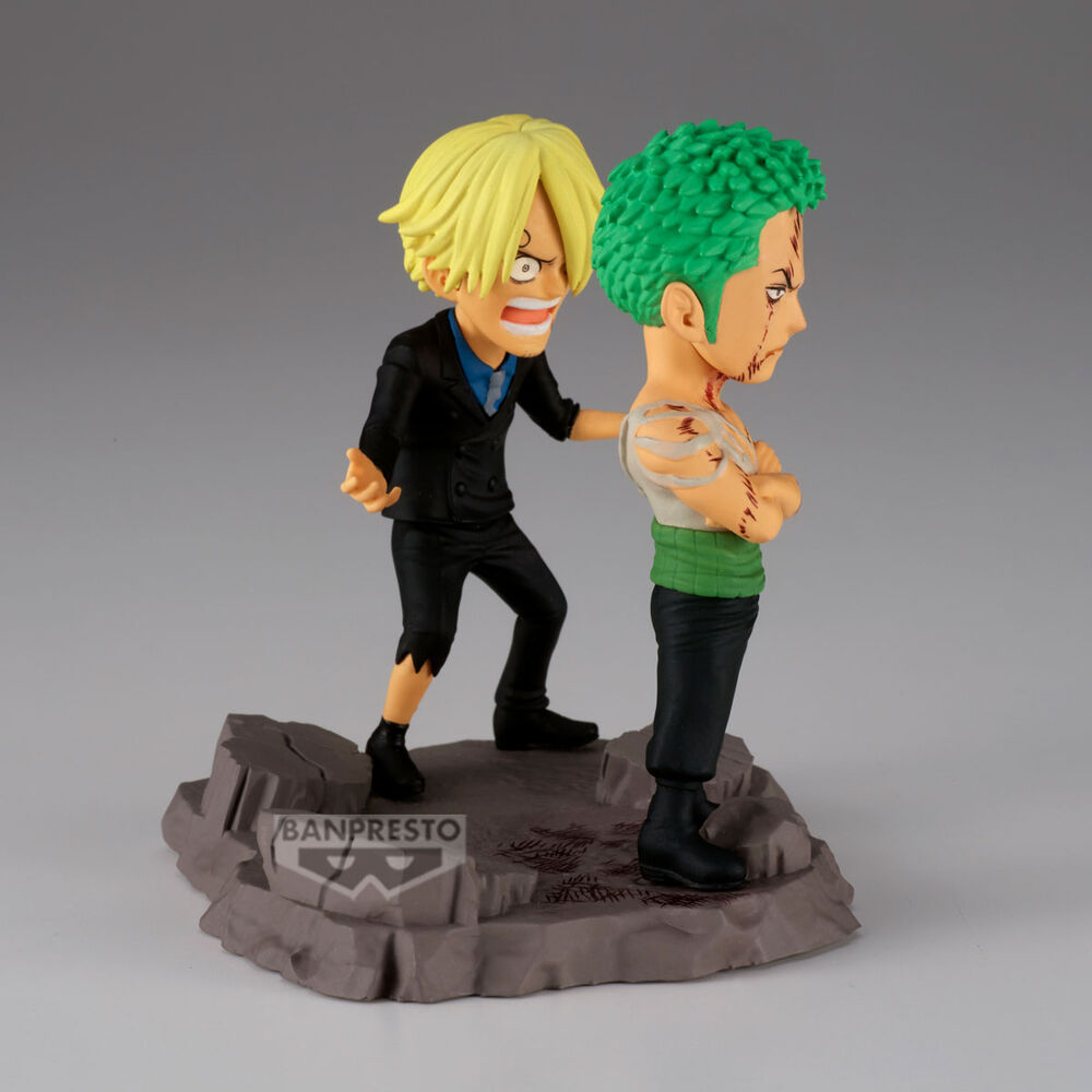 One Piece - Roronoa Zoro & Sanji - "...NOTHING...AT ALL!!!!" - WCF Log Stories Figur (Banpresto)
