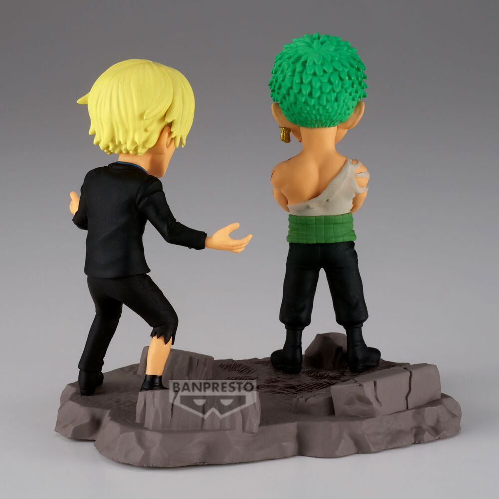 One Piece - Roronoa Zoro & Sanji - "...NOTHING...AT ALL!!!!" - WCF Log Stories Figur (Banpresto)