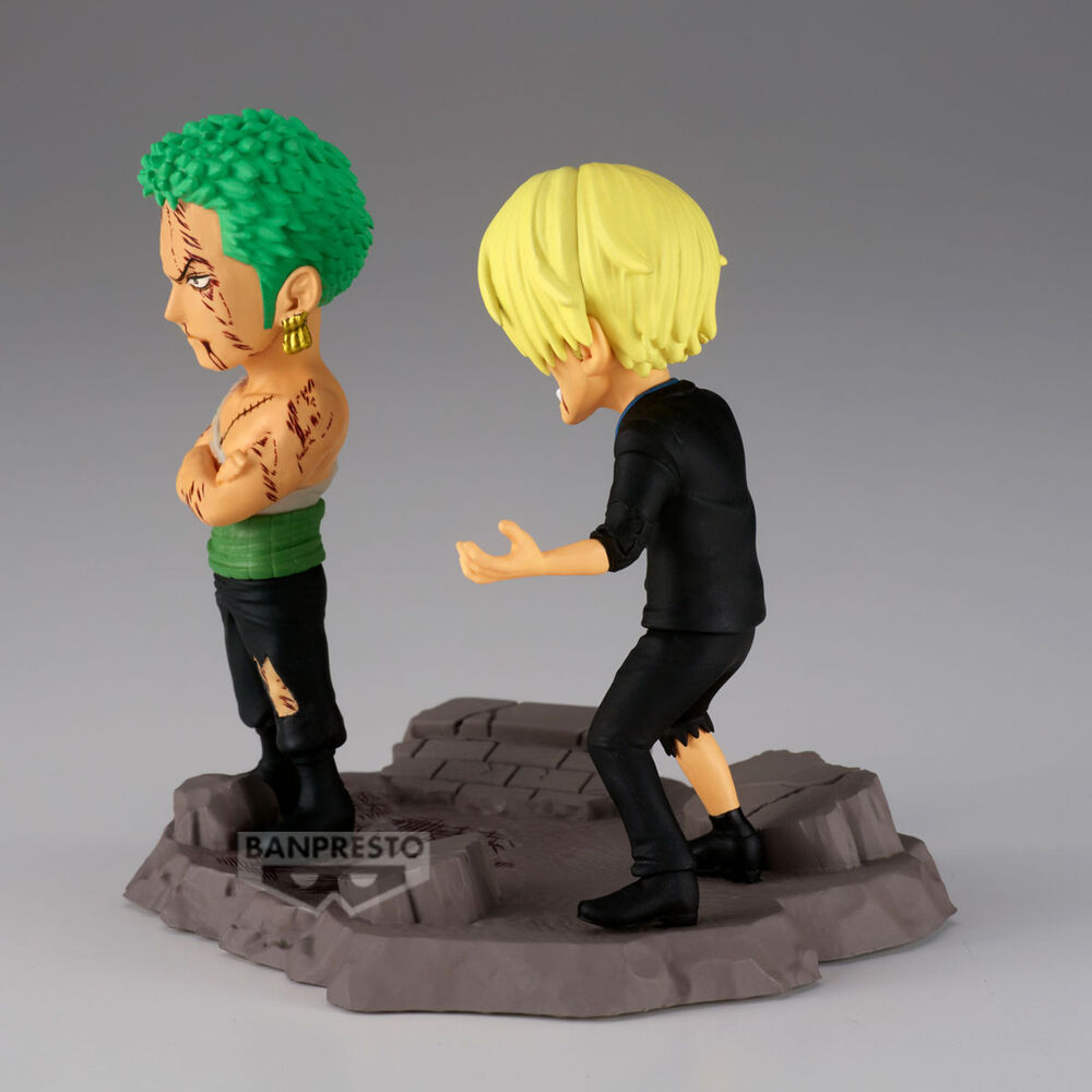 One Piece - Roronoa Zoro & Sanji - "...NOTHING...AT ALL!!!!" - WCF Log Stories Figur (Banpresto)