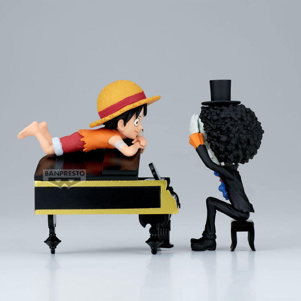 One Piece - Luffy & Brook - Word Collectable Stories figure (Banpresto)
