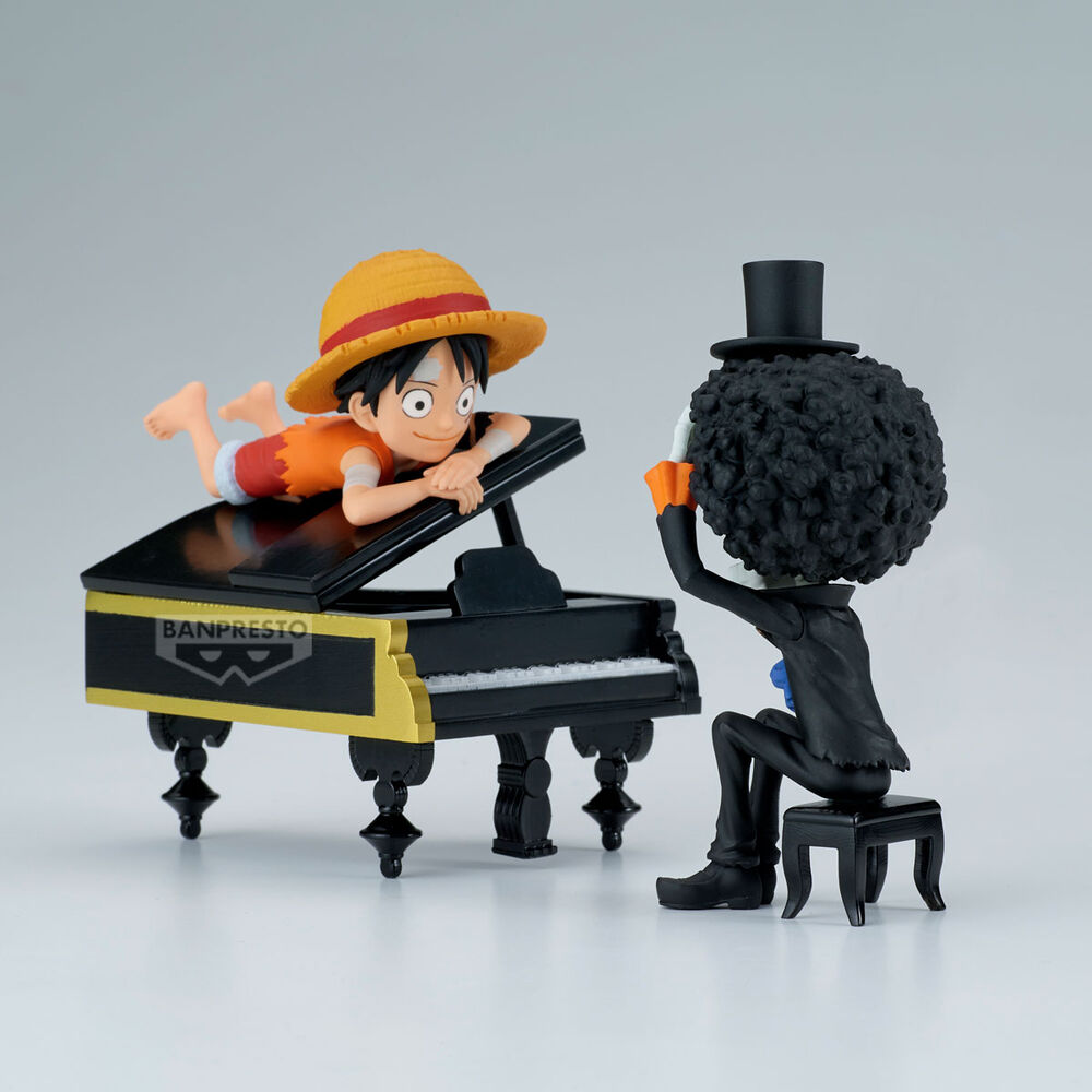 One Piece - Luffy & Brook - Word Collectable Stories figure (Banpresto)