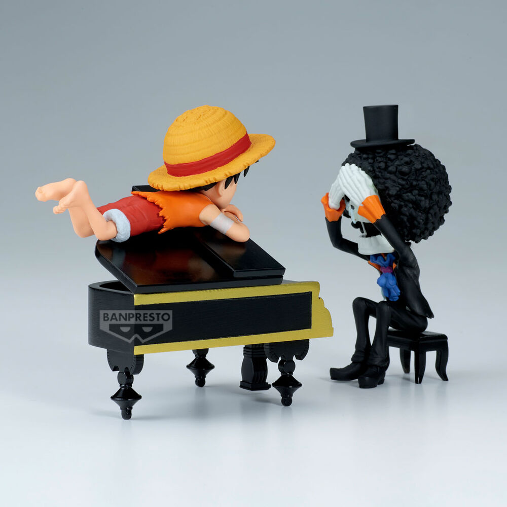 One Piece - Luffy & Brook - Word Collectable Stories figure (Banpresto)
