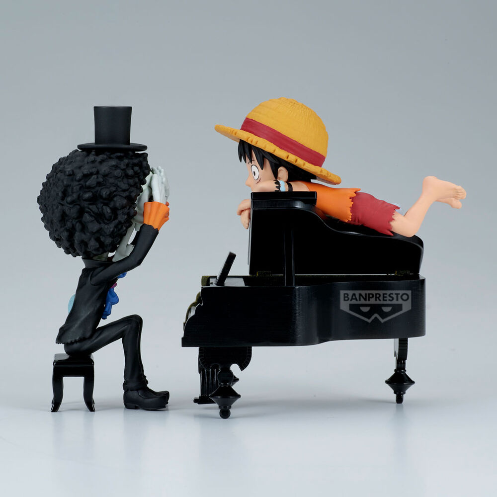 One Piece - Luffy & Brook - Word Collectable Stories figure (Banpresto)