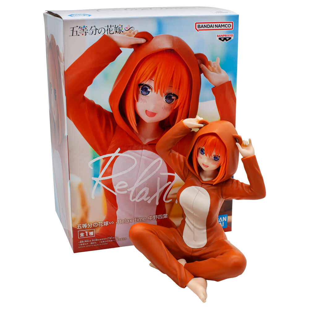 The Quintessential Quintuplets - Yotsuba Nakano - Relax Time Figur (Banpresto)