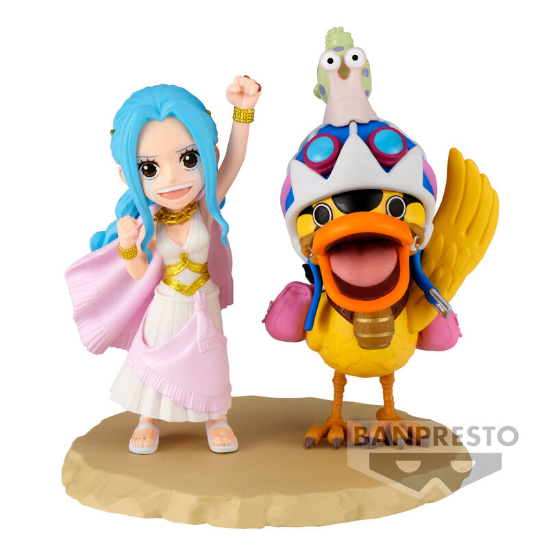 One Piece - Vivi Nefeltari & Karoo - WCF Log Stories Figur (Banpresto)