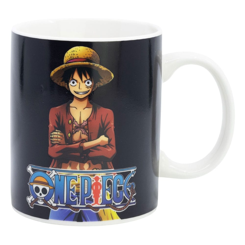 One Piece - Tasse mit Thermoeffekt - Ruffy (Stor)