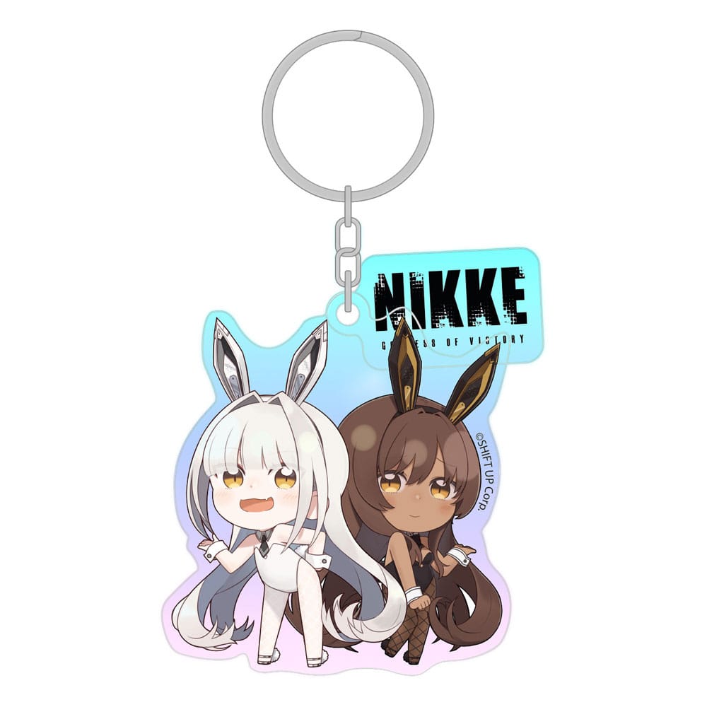 Goddess of Victory: Nikke - Blanc & Noir - Holographic Acryl Schlüsselanhänger (Sakami)