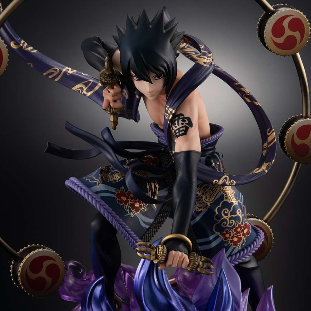 Naruto Shippuden - Sasuke Uchiha - Precious G.E.M. Series Thunder God Ver. Figur (MegaHouse)