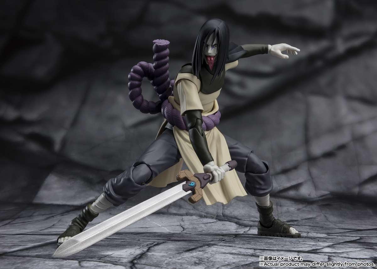 Naruto Shippuden - Orochimaru - Seeker of Immortality Ver. S.H. Figuarts Figur (Bandai)