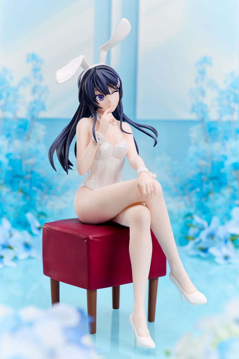 Rascal does not dream of bunny girl senpai - May Sakurajima - White Bunny figure (Anlex)