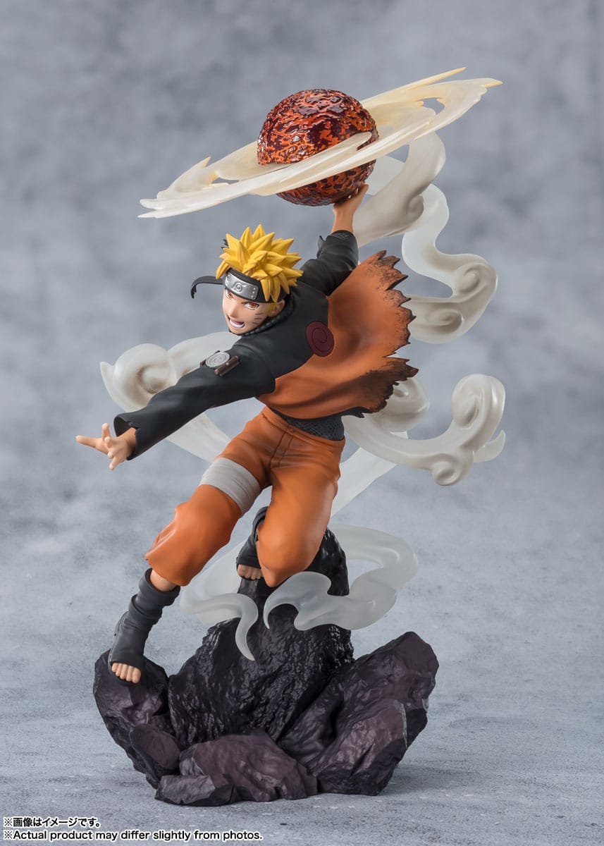 Naruto Shippuden - Naruto Uzumaki - Sage Art: Lava Release Rasenshuriken FiguartsZero Extra Battle Figur (Bandai)