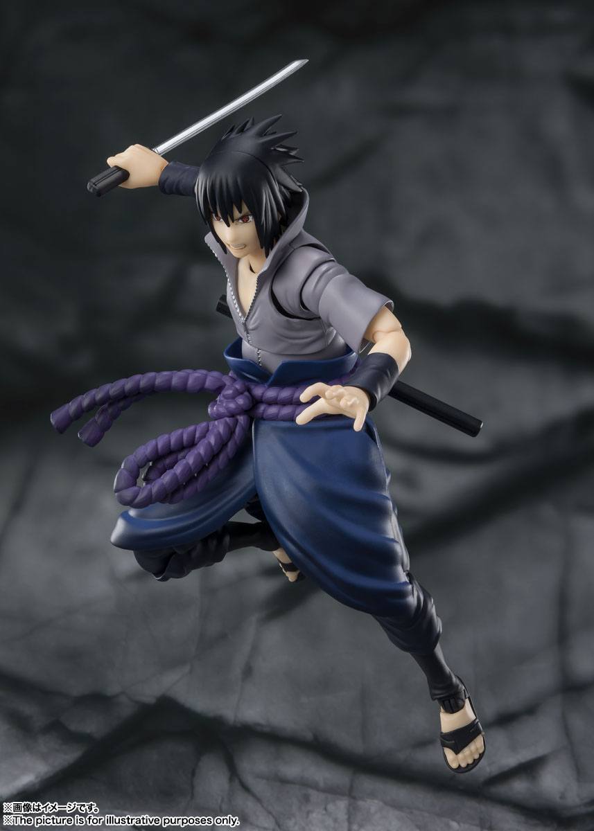 Naruto Shippuden - Sasuke Uchiha - He Who Bears All Hatred - S.H. Figuarts figure (Bandai) (re-run)