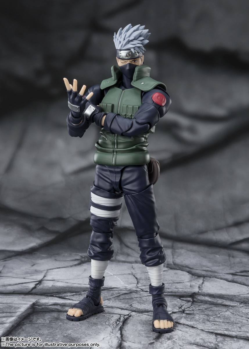 Naruto Shippuden - Hatake Kakashi - The Famed Sharingan Hero - S.H. Figuarts (Bandai) (re-run)