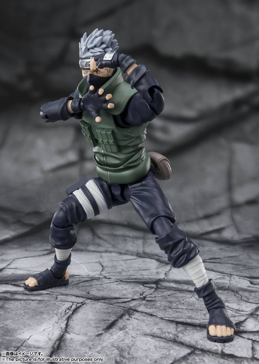 Naruto Shippuden - Hatake Kakashi - The Famed Sharingan Hero - S.H. Figuarts (Bandai) (re-run)