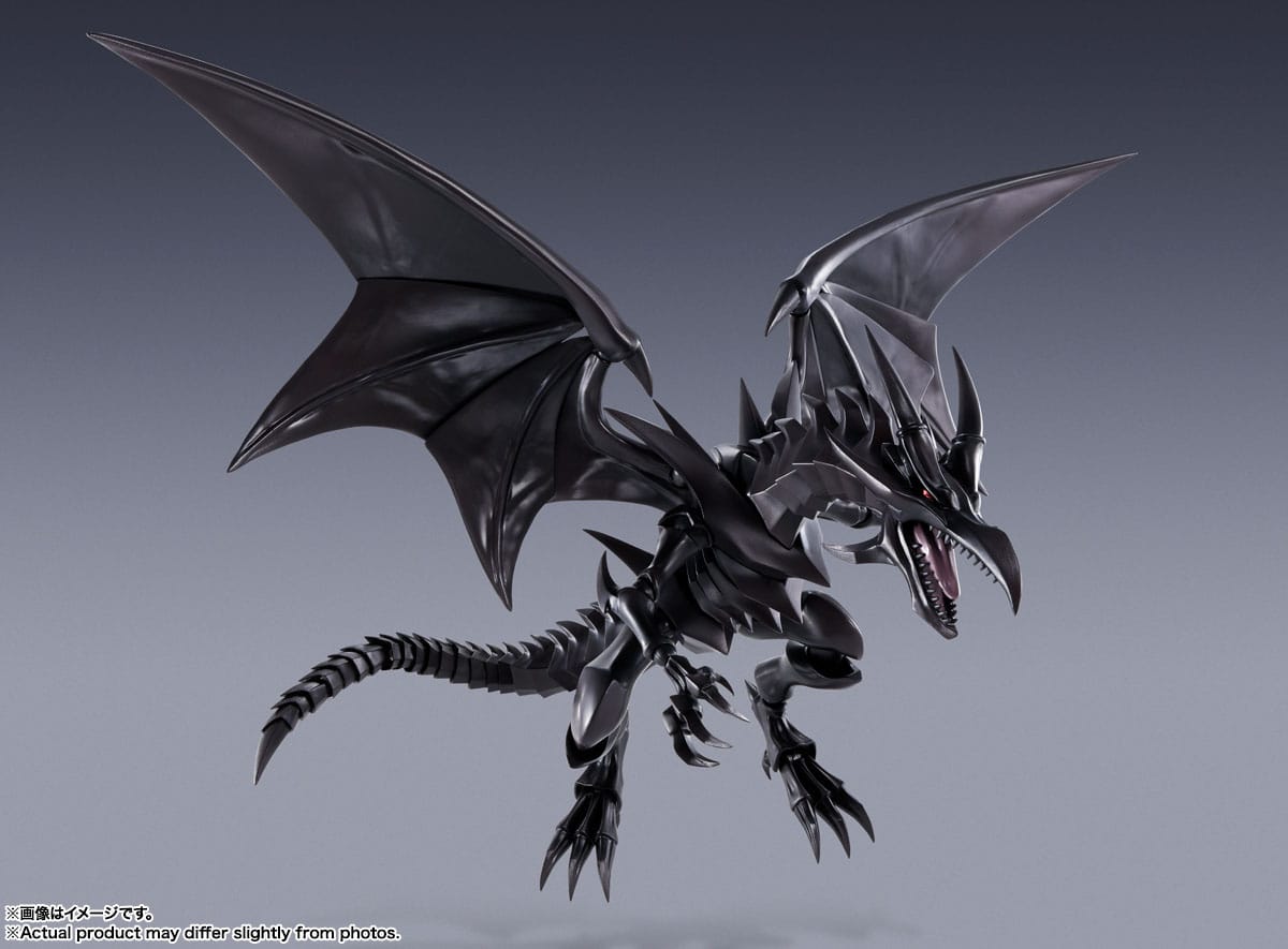 Yu-Gi-Oh! Duel Monsters - Rotäugiger Schwarzer Drache / Red-Eyes-Black Dragon - S.H. MonsterArts Figur (Bandai)