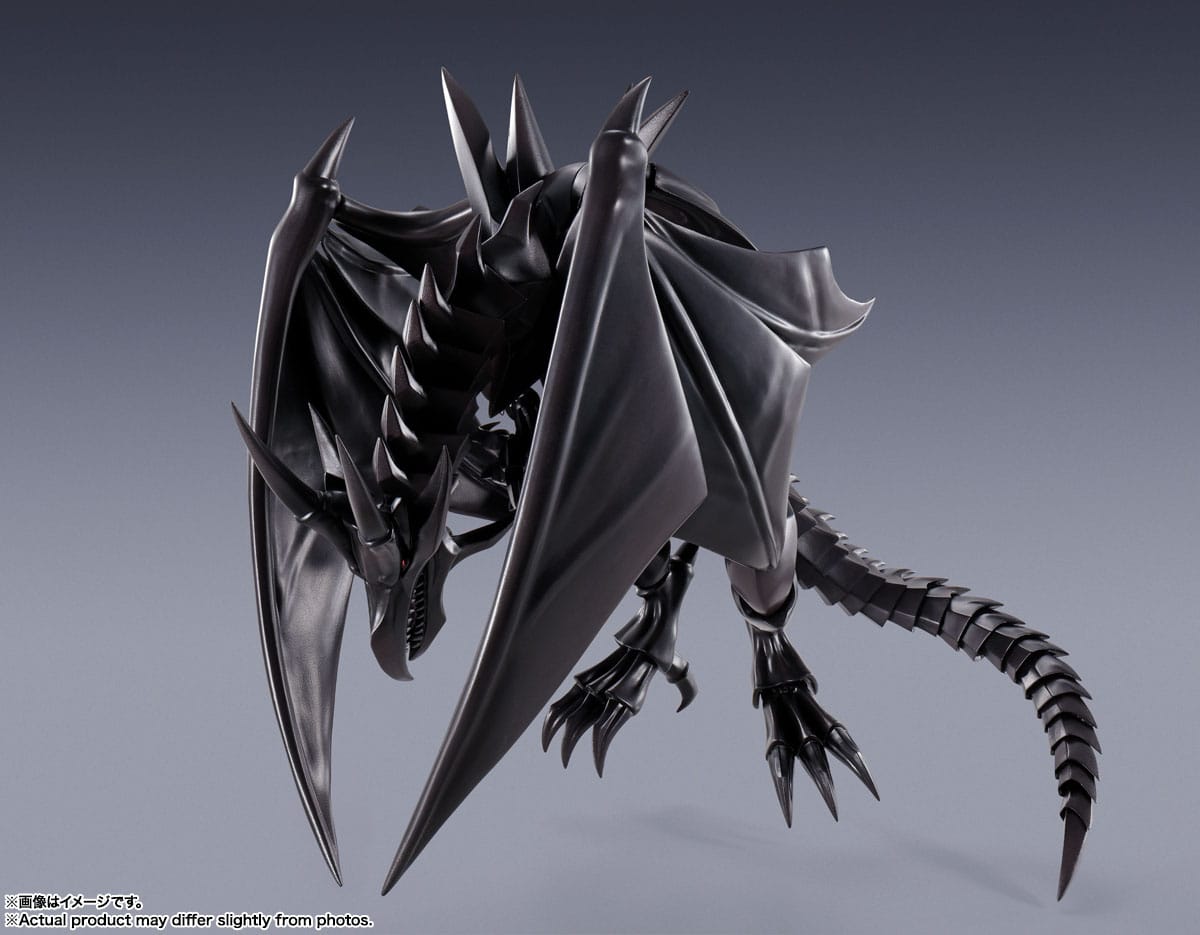 Yu-Gi-Oh! Duel Monsters - Rotäugiger Schwarzer Drache / Red-Eyes-Black Dragon - S.H. MonsterArts Figur (Bandai)