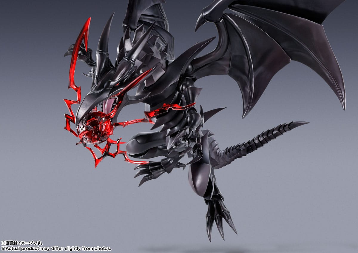 Yu-Gi-Oh! Duel Monsters - Rotäugiger Schwarzer Drache / Red-Eyes-Black Dragon - S.H. MonsterArts Figur (Bandai)