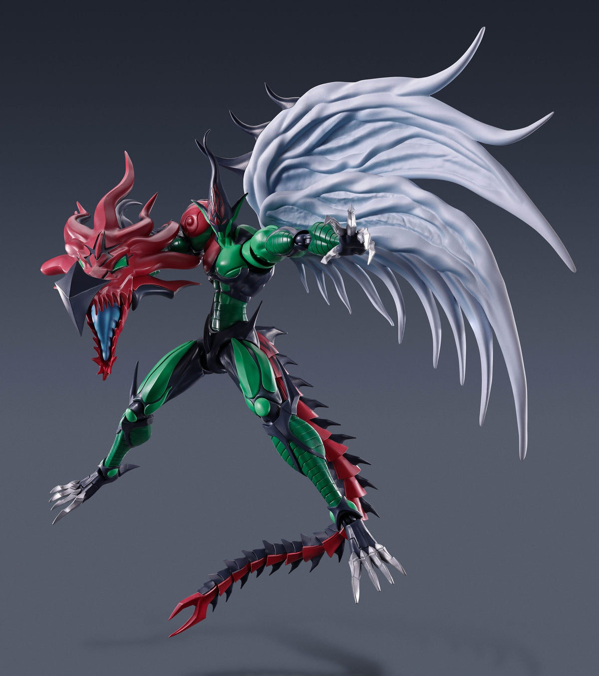 Yu-Gi-Oh! - Elementary hero flame wing man / Elemental Hero Flame Wingman - S.H. Monsterart's action figure (Bandai)