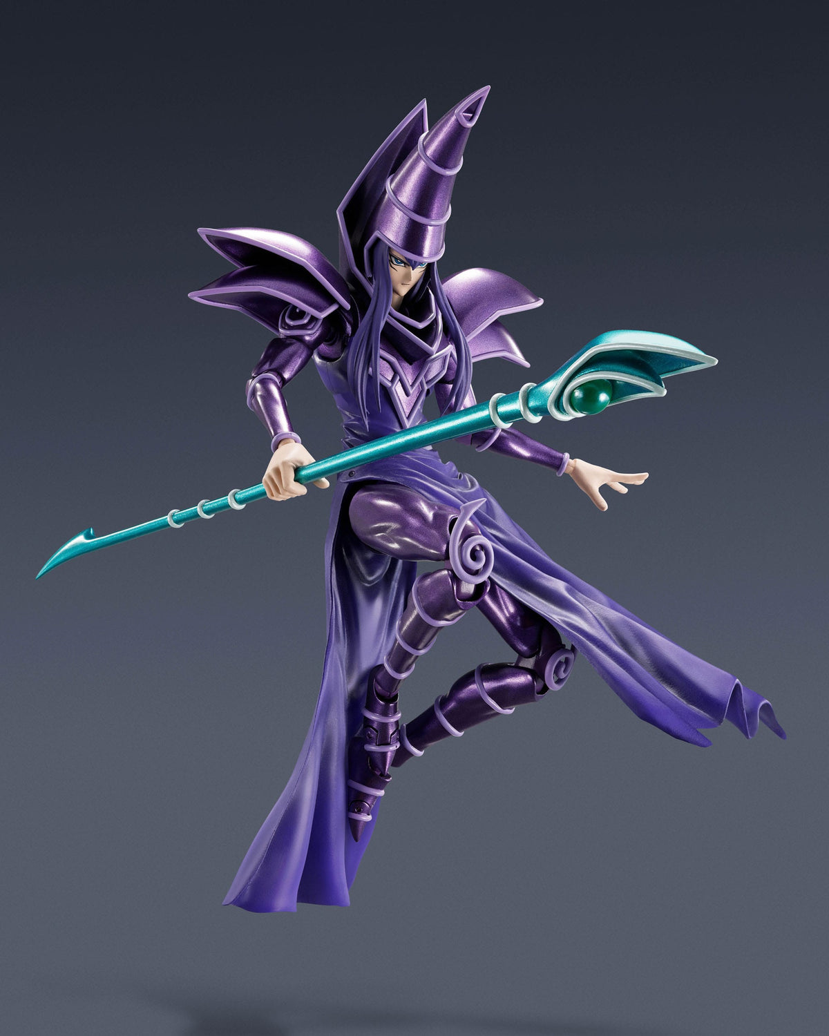 Yu-Gi-Oh! - Black/dark magician (Dark Magician) - S.H. Monsterart's action figure (Bandai)