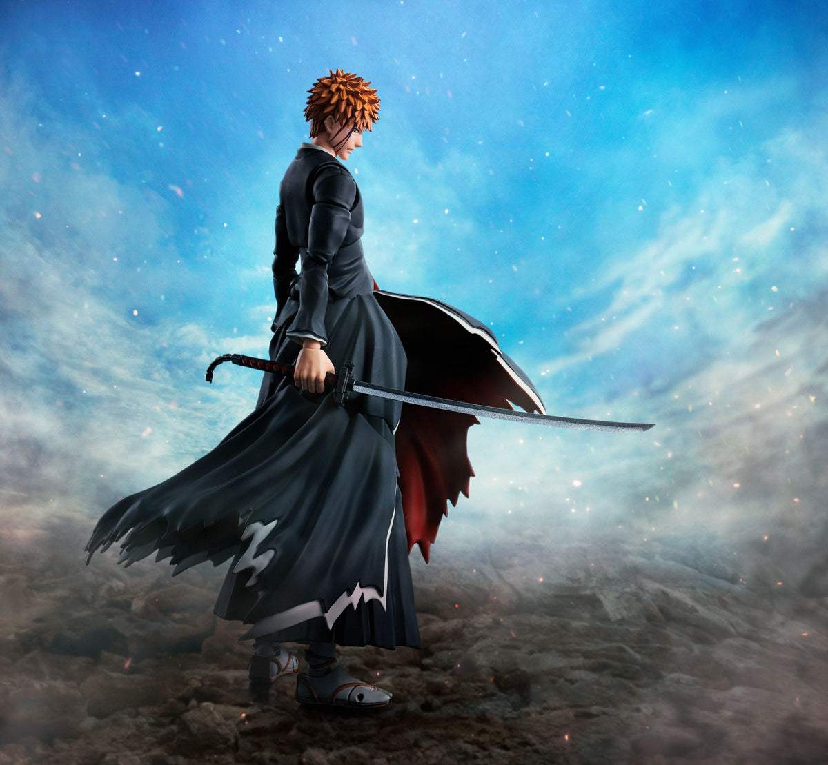 Bleach - Ichigo Kurosaki - Getsugatensho S.H. Figuarts Figur (Bandai)