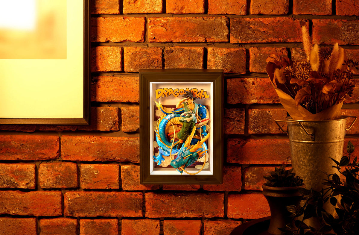 Dragon Ball Z - Son Goku & Dragon - Tamashii Art 3D Relief-Bild Figur (Bandai)