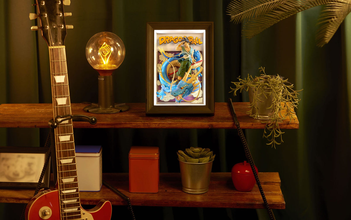 Dragon Ball Z - Son Goku & Dragon - Tamashii Art 3D Relief-Bild Figur (Bandai)