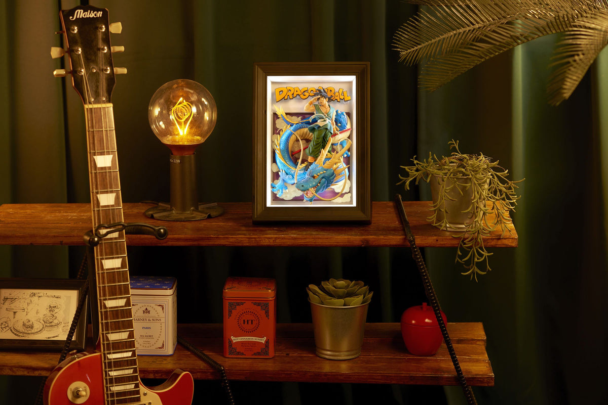 Dragon Ball Z - Son Goku & Dragon - Tamashii Art 3D Relief-Bild Figur (Bandai)