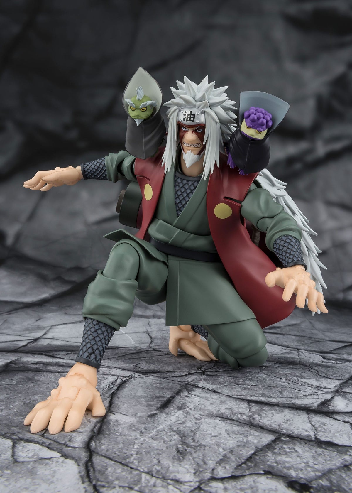 Naruto - Jiraiya - Hidden Leaf Heroic Master Sage - Sage Mode Set S.H. Figuarts Figur (Bandai)
