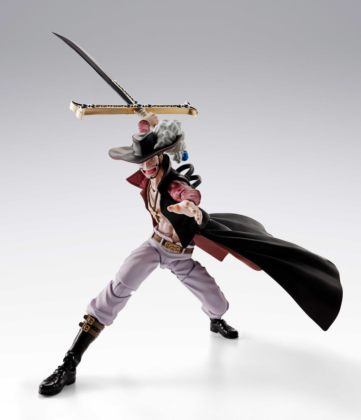 One Piece - Dracule Mihawk (Hawk Eyes) - S.H. Figuarts Figur (Bandai)