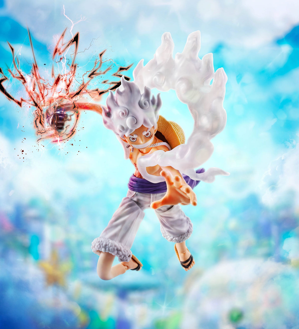 One Piece - Monkey D. Ruffy - Gear 5 Future Island Egghead - S.H. Figuarts Figur (Bandai)