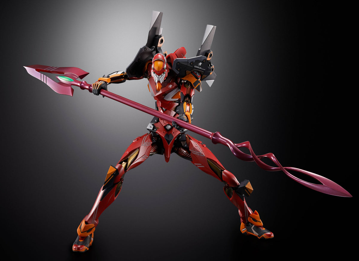 Neon Genesis Evangelion - EVA-02 / Evangelion Unit-02 - 30th with the Spear of Gaius - Metal Build Diecast Action-Figur (Bandai)