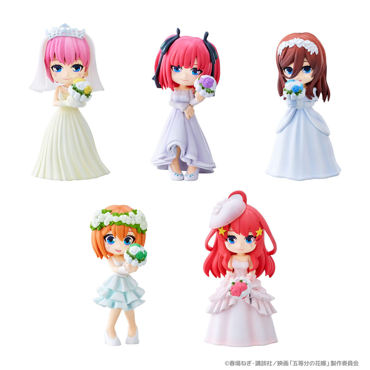 The Quintessential Quintuplets - Palverse figures Movie Set (Bushiroad)