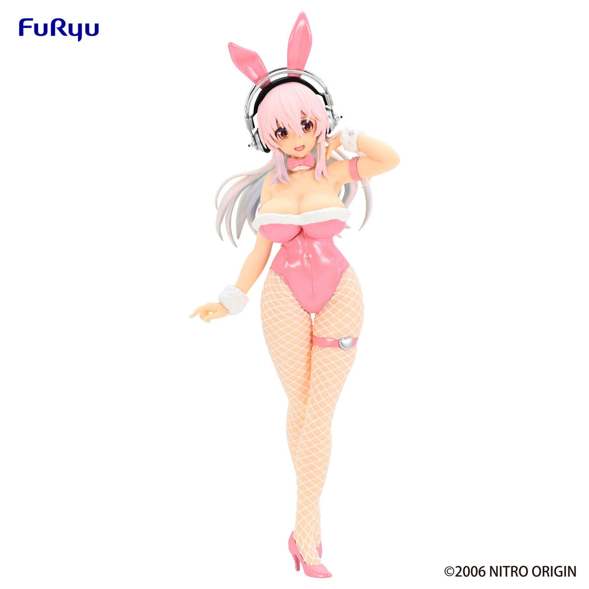 Super Sonico - Super Sonico - BiCute Bunnies Pink Ver. Figur (Furyu)