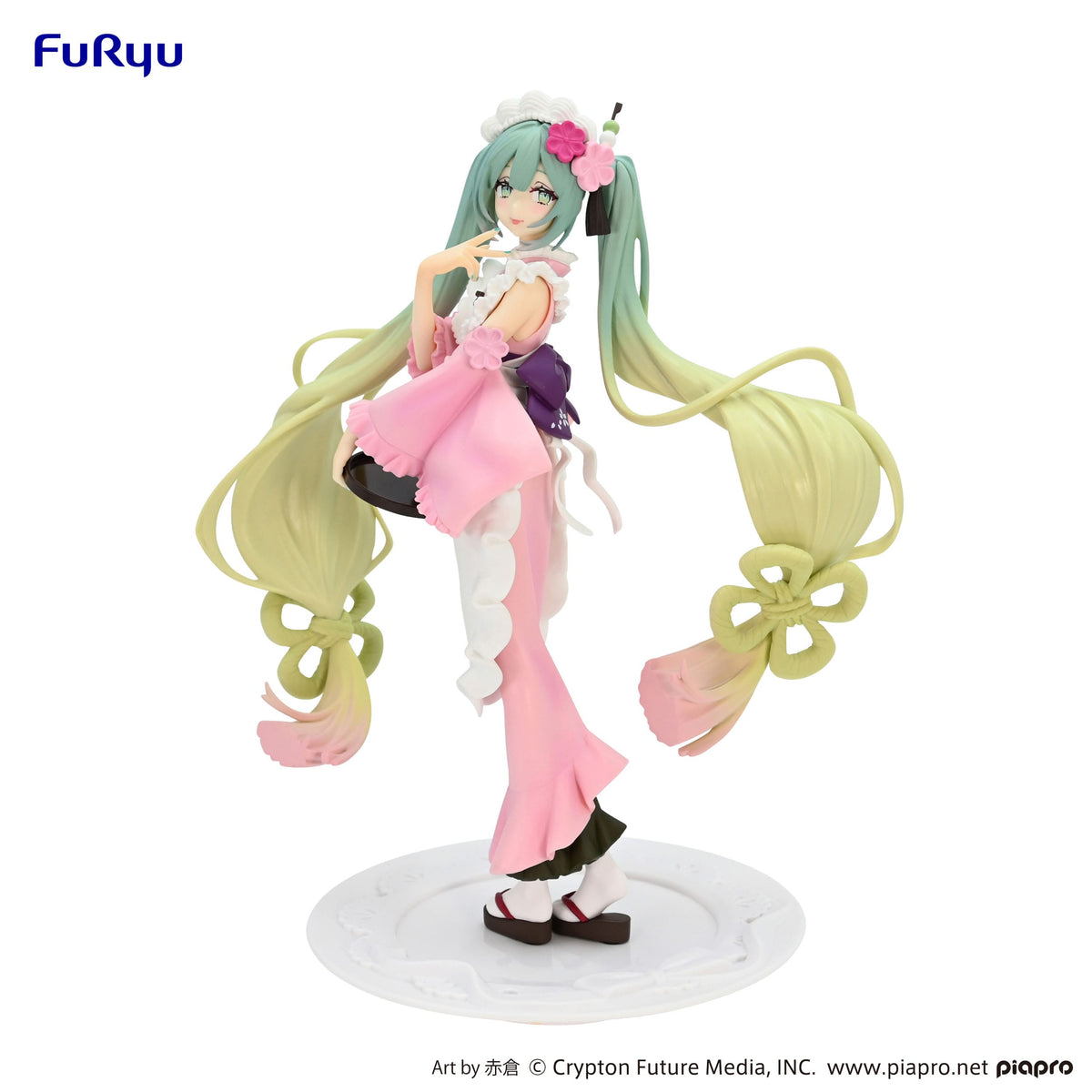 Hatsune Miku - Exped Creative figure - Matcha green tea parfait cherry blossom ver. (Furyu)