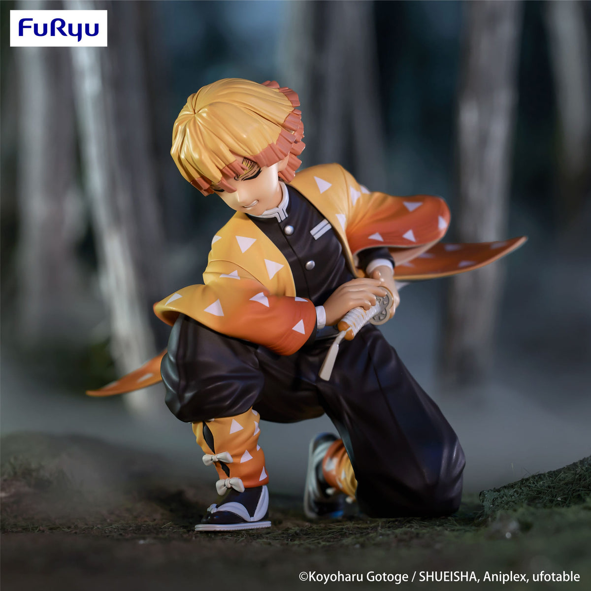 Demon Slayer - Zenitsu Agatsuma - Noodle Stopper figure (Furyu) (re-run)