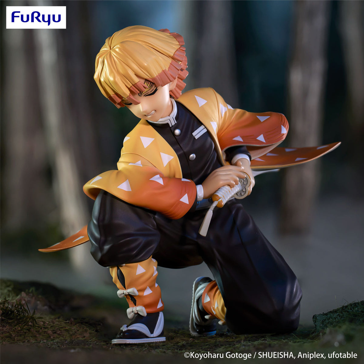 Demon Slayer - Zenitsu Agatsuma - Noodle Stopper figure (Furyu) (re-run)
