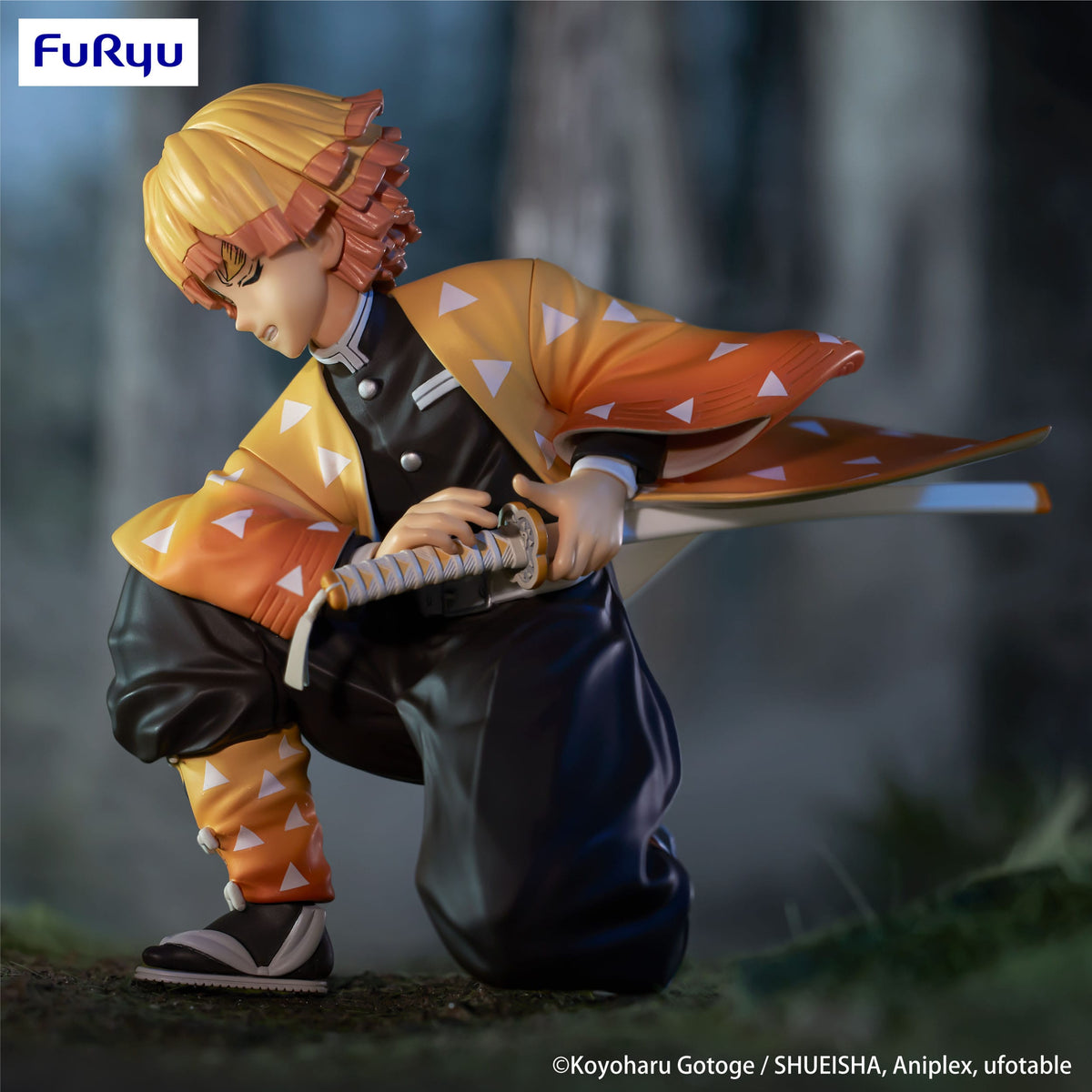 Demon Slayer - Zenitsu Agatsuma - Noodle Stopper figure (Furyu) (re-run)