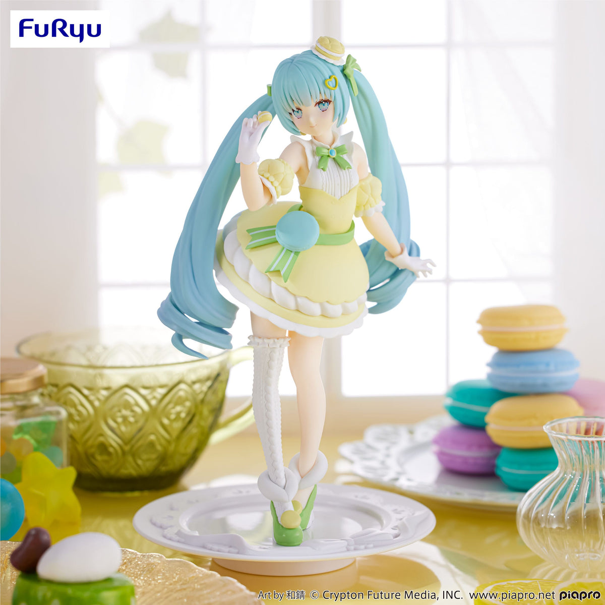 Hatsune Miku - Sweetsweets Series - Macaroon Citron Color Extred Creative figure (Furyu)