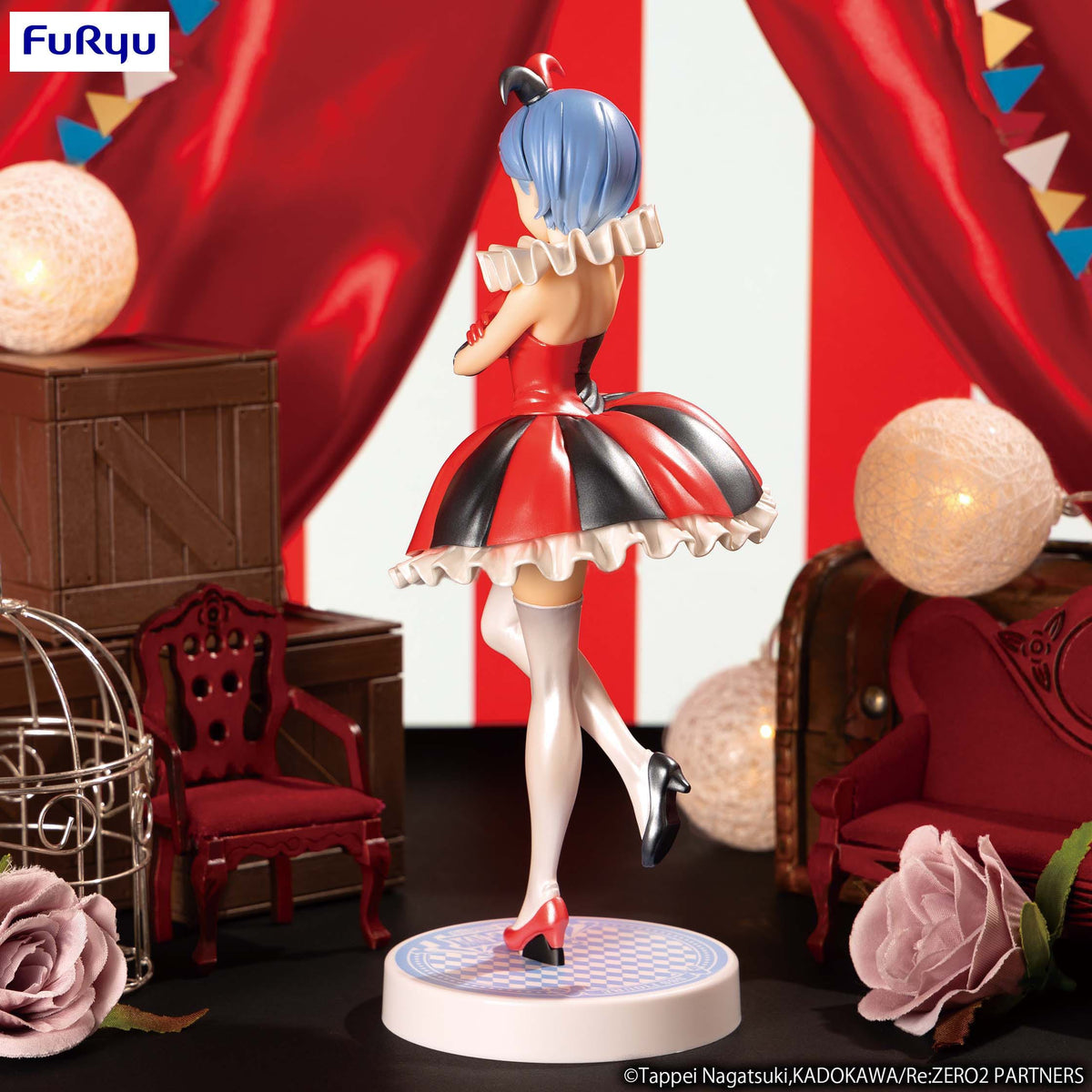 Re:Zero - Rem - in Circus Pearl Color Ver. SSS Figur (Furyu)