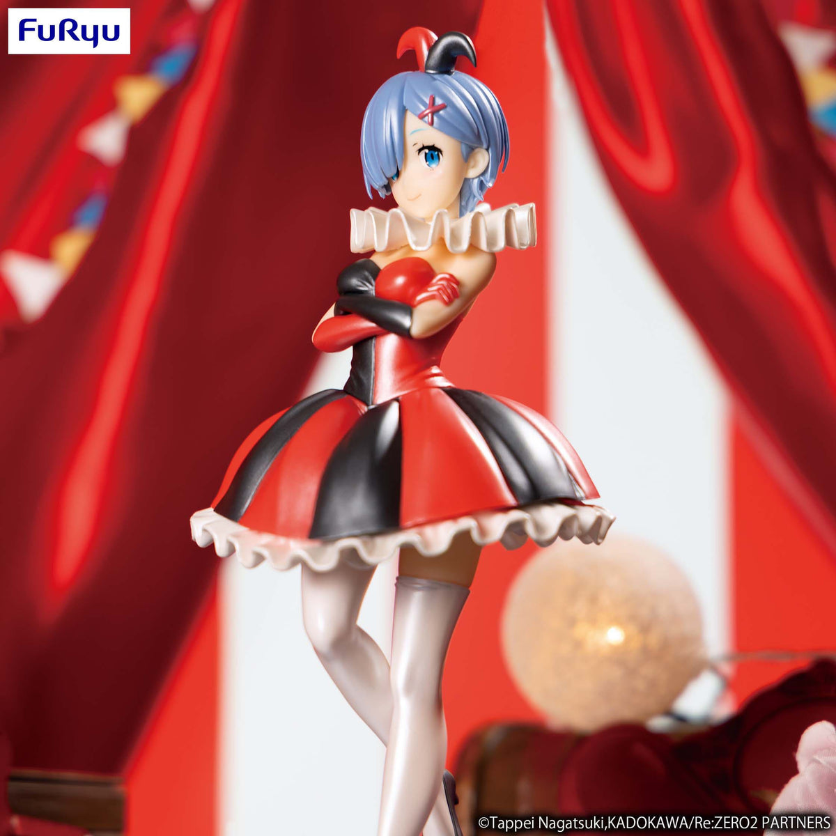 Re:Zero - Rem - in Circus Pearl Color Ver. SSS Figur (Furyu)