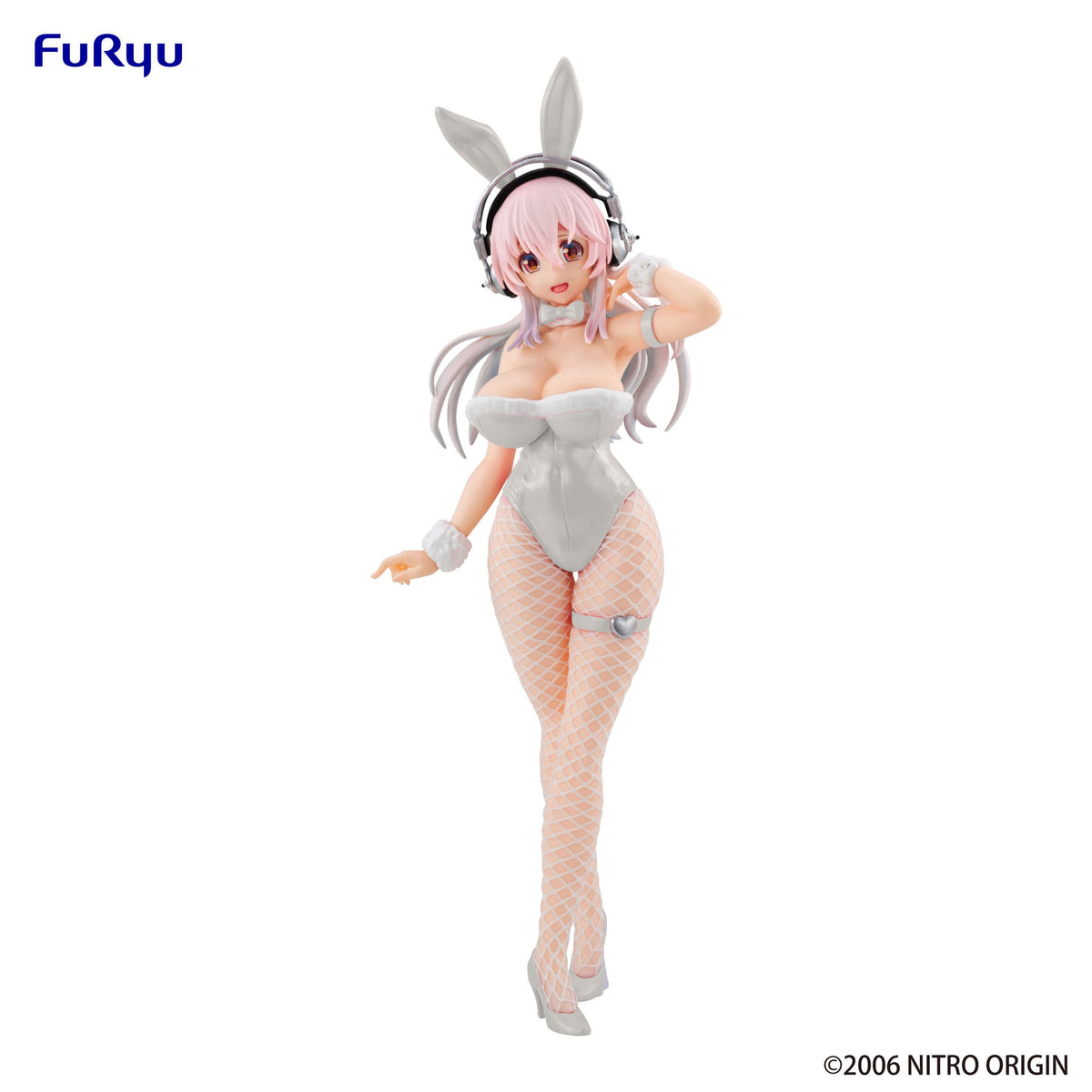 Super Sonico - Bicute Bunnies figure Pearl White Ver. (Furyu)