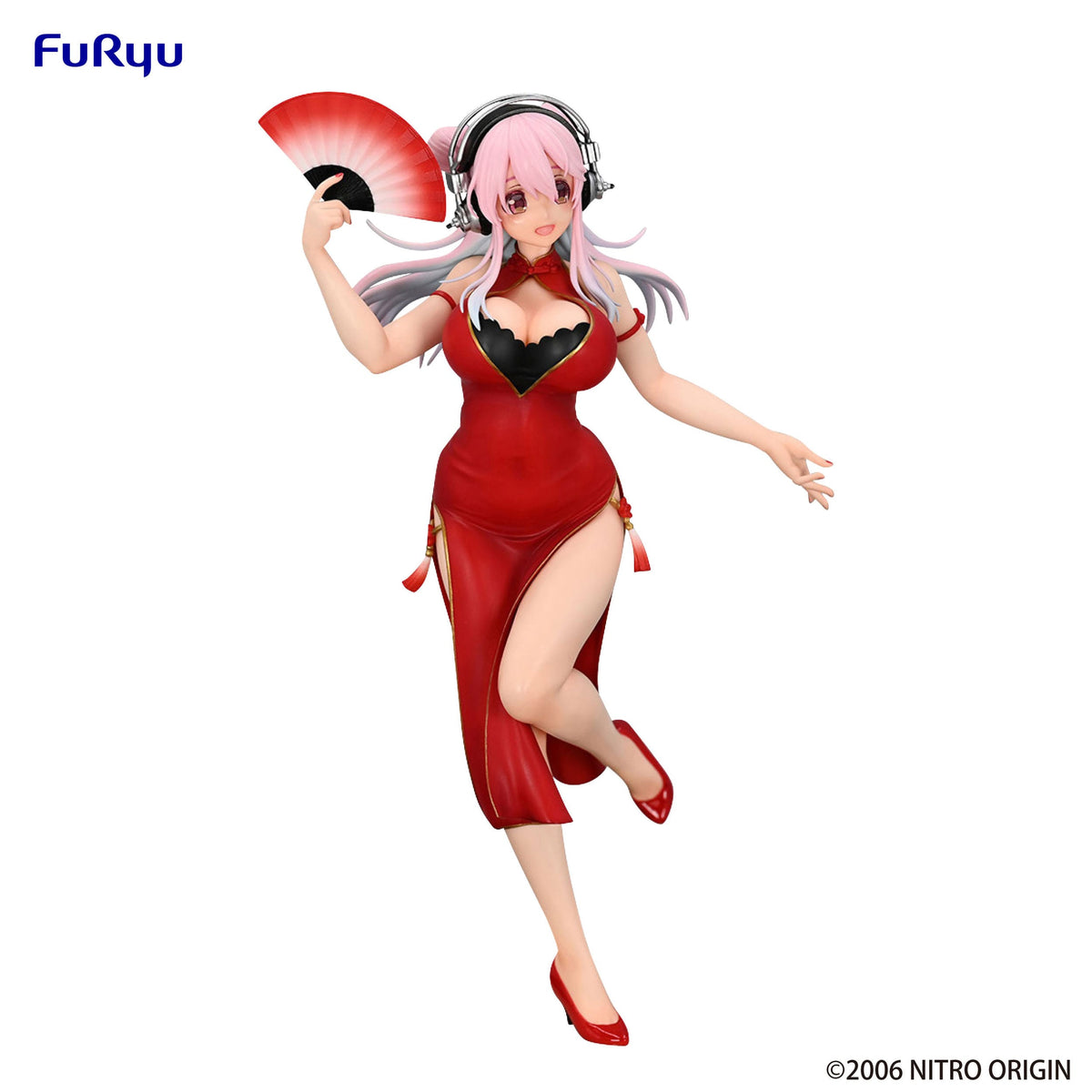 Super Sonico - China Dress Trio-Try-iT Figur (Furyu)