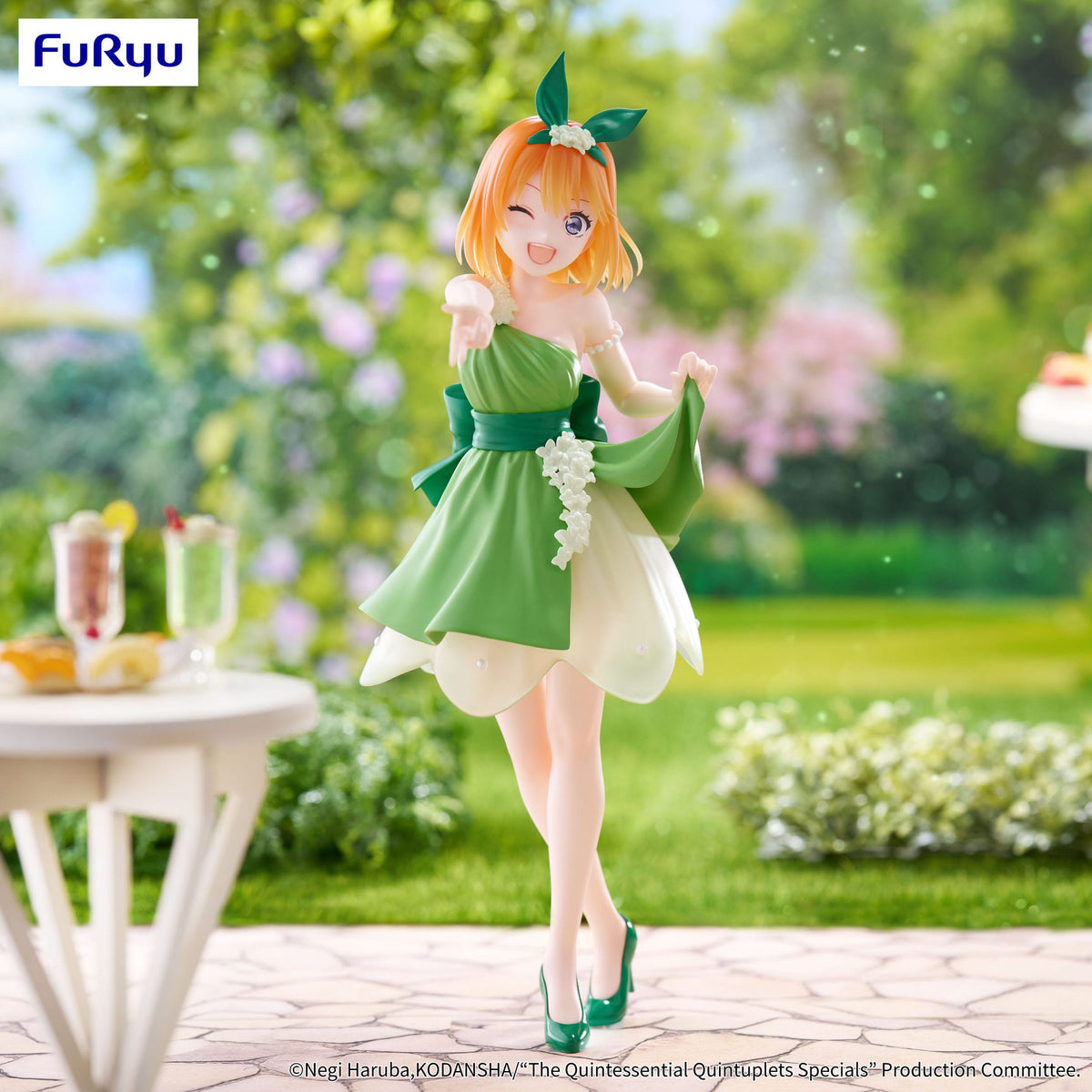 The Quintessential Quintuplets - Yotsuba Nakano - Pastel Dress Trio-Try-iT Figur (Furyu)